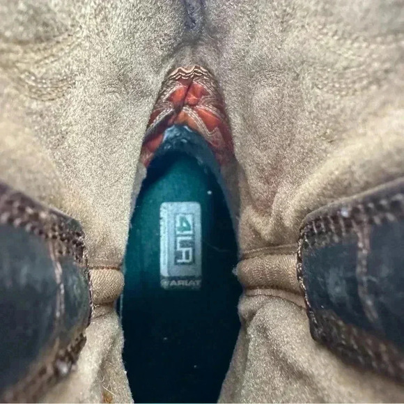 Ariat Unisex-Child Heritage Western Boot in Distressed Brown Leather US Size 5.5 - Picture 6 of 15